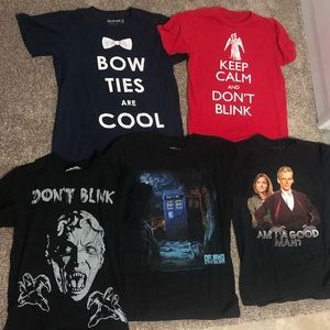 Doctor Who T-Shirt Bundle Size Small